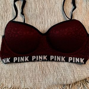VICTORIA’S SECRET DEEP BURGUNDY BRA